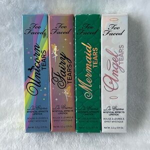 Too Faced La Crème Mystical Effects Lipstick Collection Set of 4 Pieces